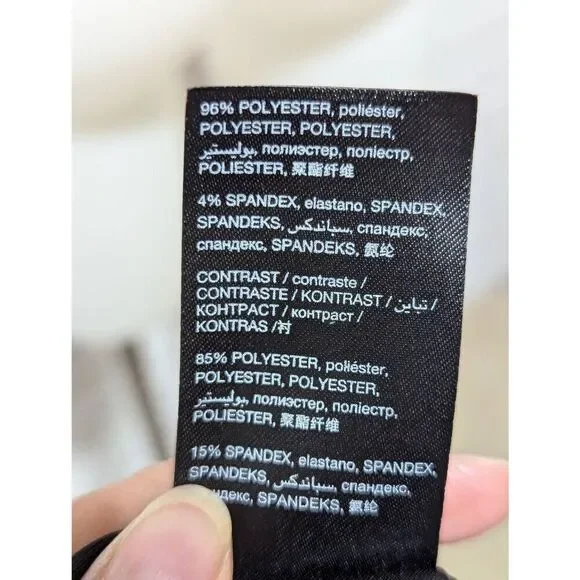 Bebe Women's Gold & Black Snake Print Sleeveless Black Mesh Sides Net Dress Size - Picture 10 of 11